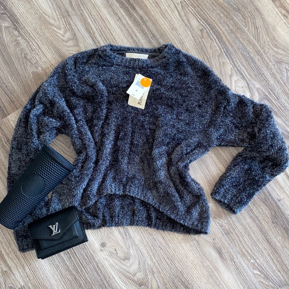 Rewind fuzzy sweater
